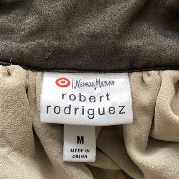 Robert Rodriguez Chiffon Ruffle Halter Lace Blouse - Picture 12 of 14